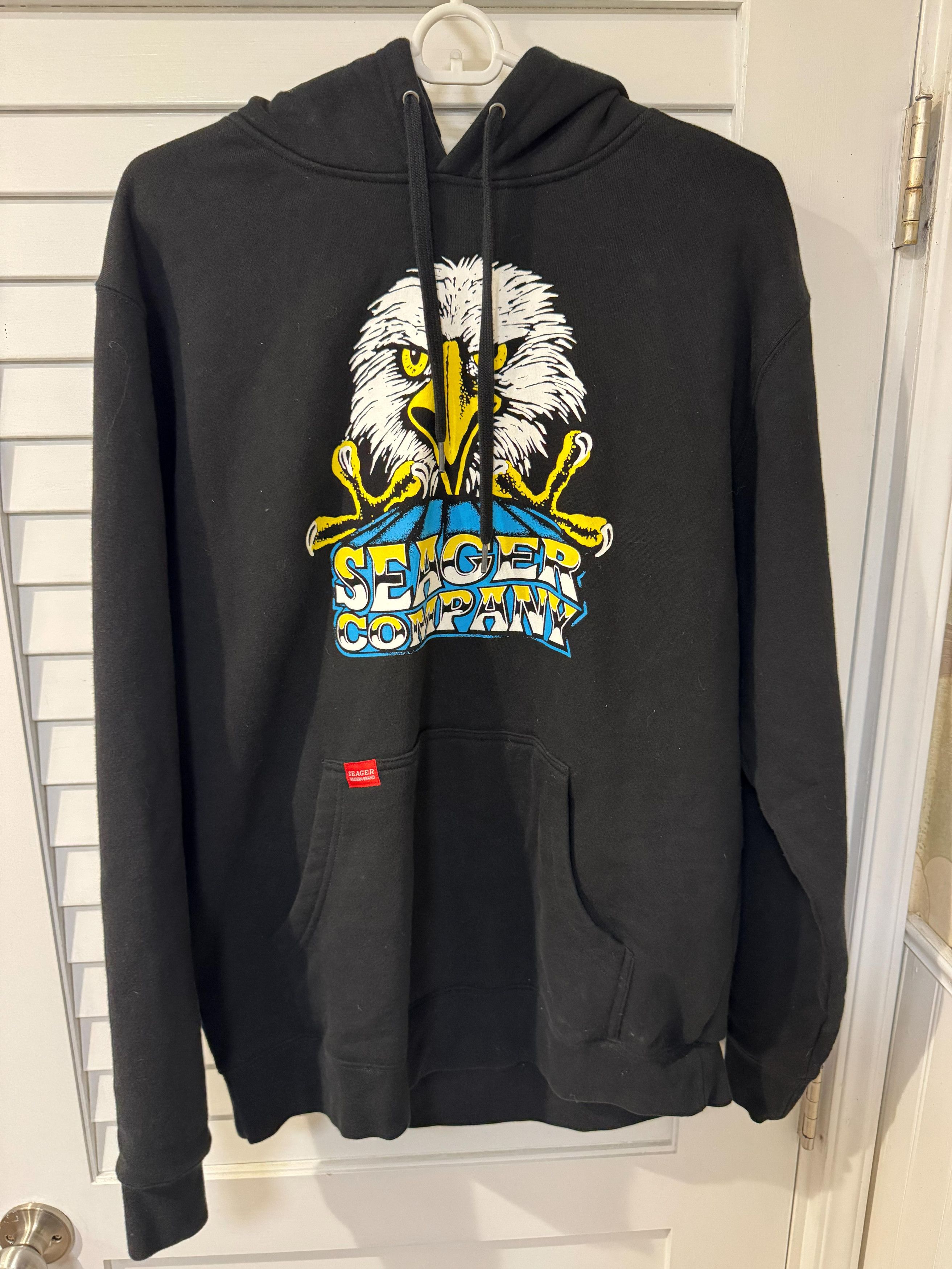 Seager Seager Company Western Eagle Graphic Pullover Hoodie Black Size US XL / EU 56 / 4 - 1 Thumbnail