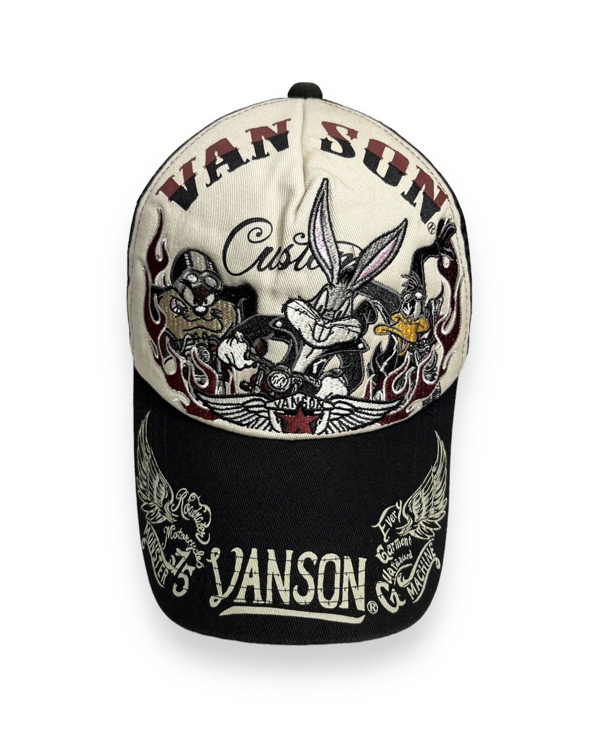 Vanson Leathers 🏁VANSON LEATHERS X LOONEY TUNES Street & Track Trucker Hat Size ONE SIZE - 2 Thumbnail