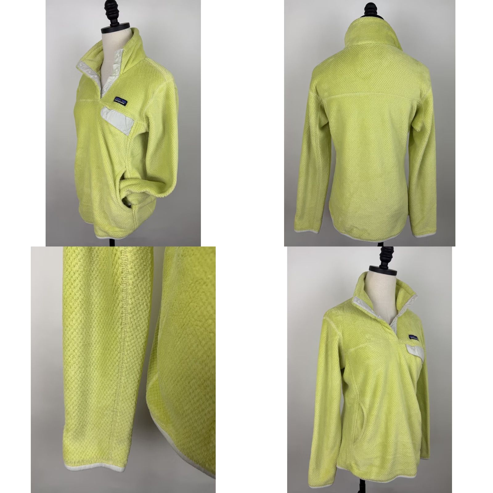 Patagonia Patagonia Fleece Pullover Womens Medium Shirt Womens Medium Yellow Pullover Pockets Autumn Outdoor 90s? Size M / US 6-8 / IT 42-44 - 8 Thumbnail