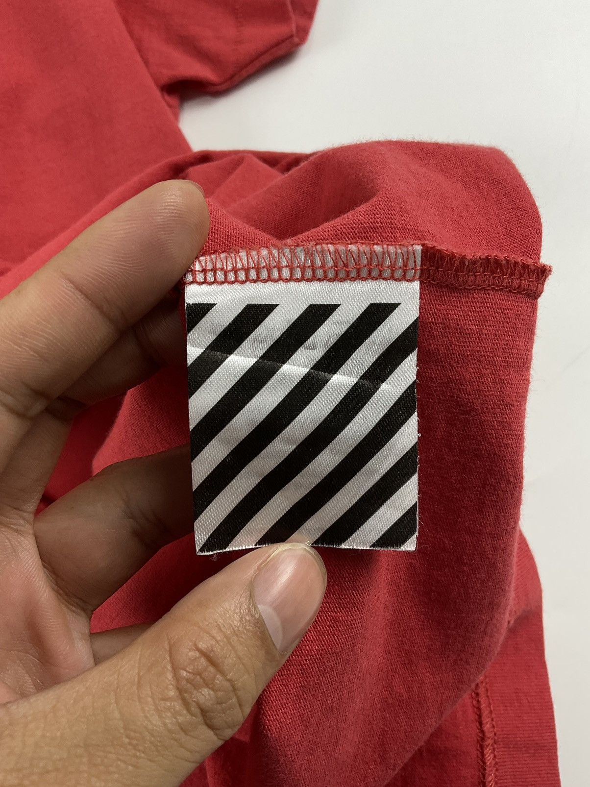 Off-White Off White Brushed Diagonal Oversized Shirt Size US S / EU 44-46 / 1 - 7 Thumbnail