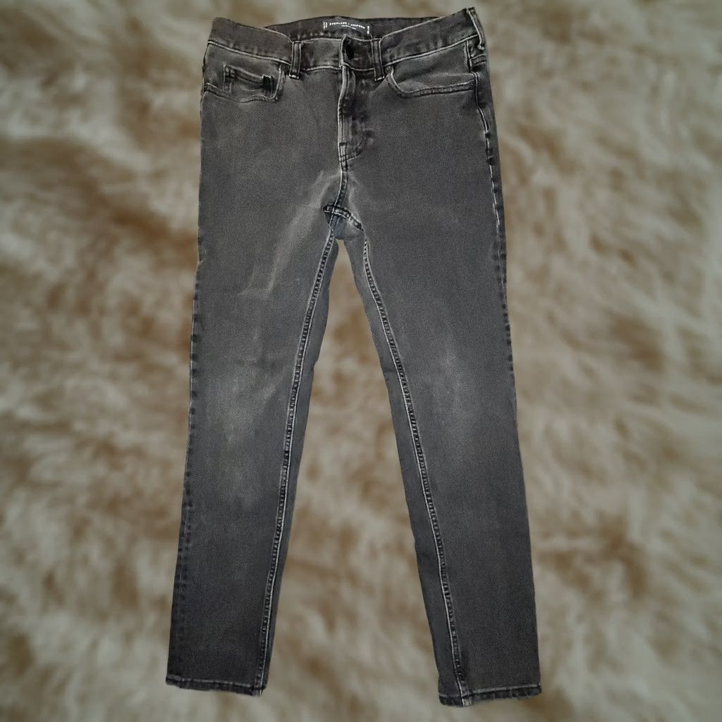 Everlane VINTAGE Everlane Uniform Skinny Jeans Men's 29x30 Black Low Rise Stretch Casual Preppy Size US 29 - 1 Thumbnail