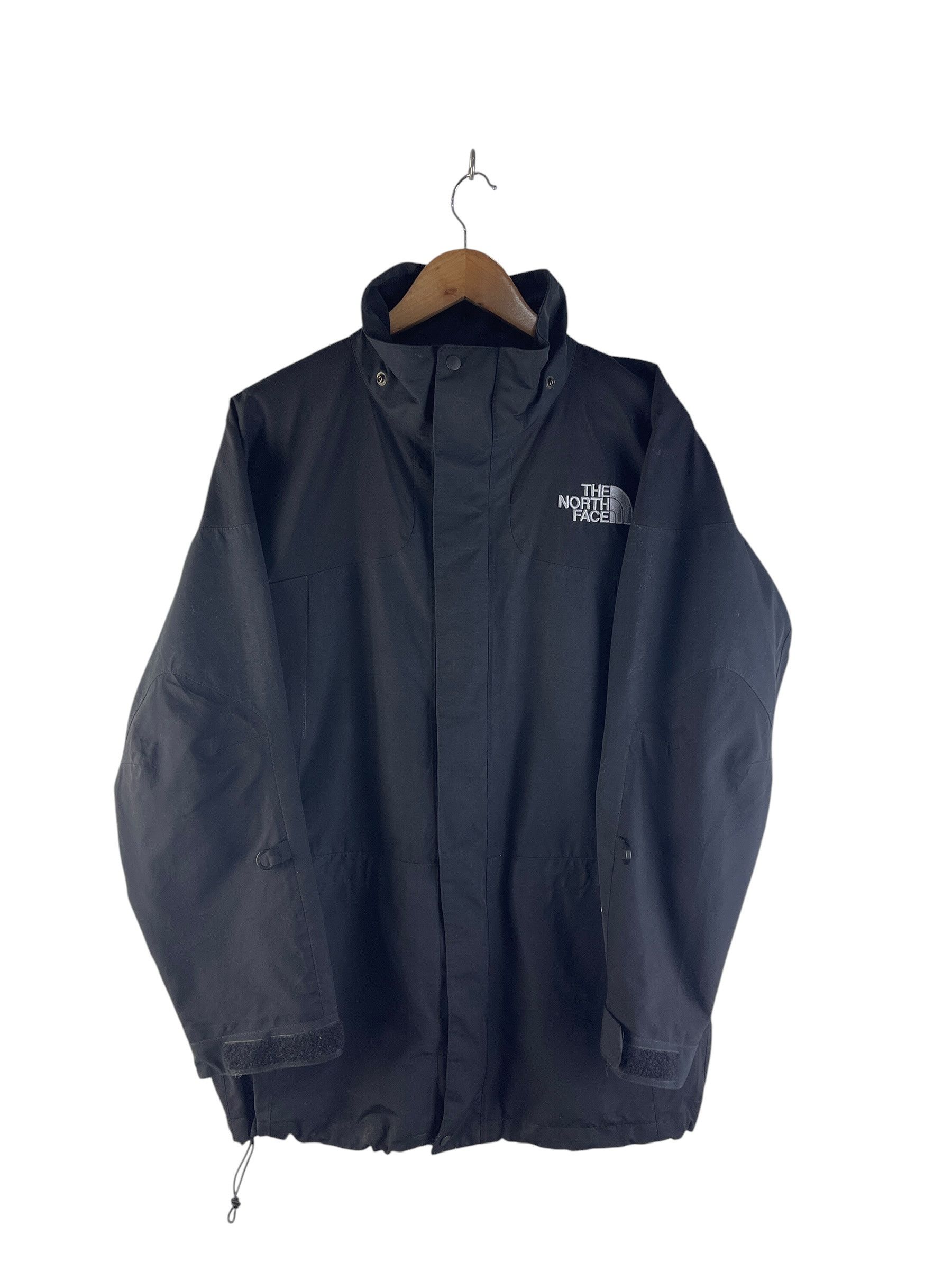 The North Face Vintage The North Face Gore-Tex Shell Jacket Black Pit Zip Size US M / EU 48-50 / 2 - 2 Thumbnail