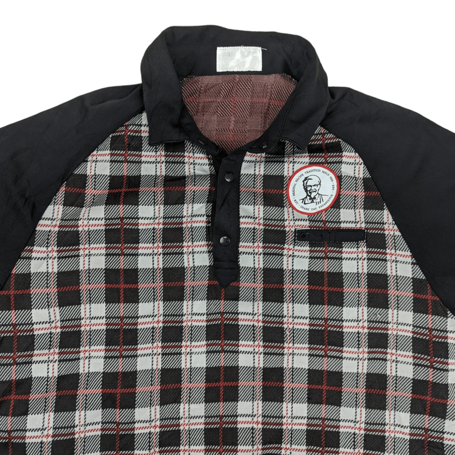 Japanese Brand Vintage 2000's KFC Workwear Polo T-Shirt Size US L / EU 52-54 / 3 - 4 Thumbnail
