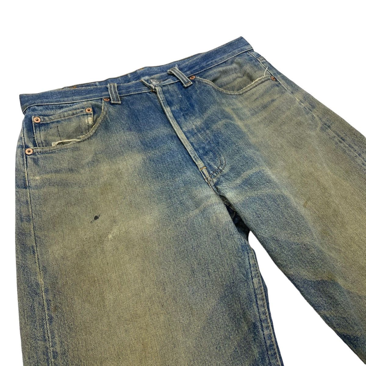 Levi's Vintage 501 Levis Distressed Denim Size US 31 - 7 Thumbnail