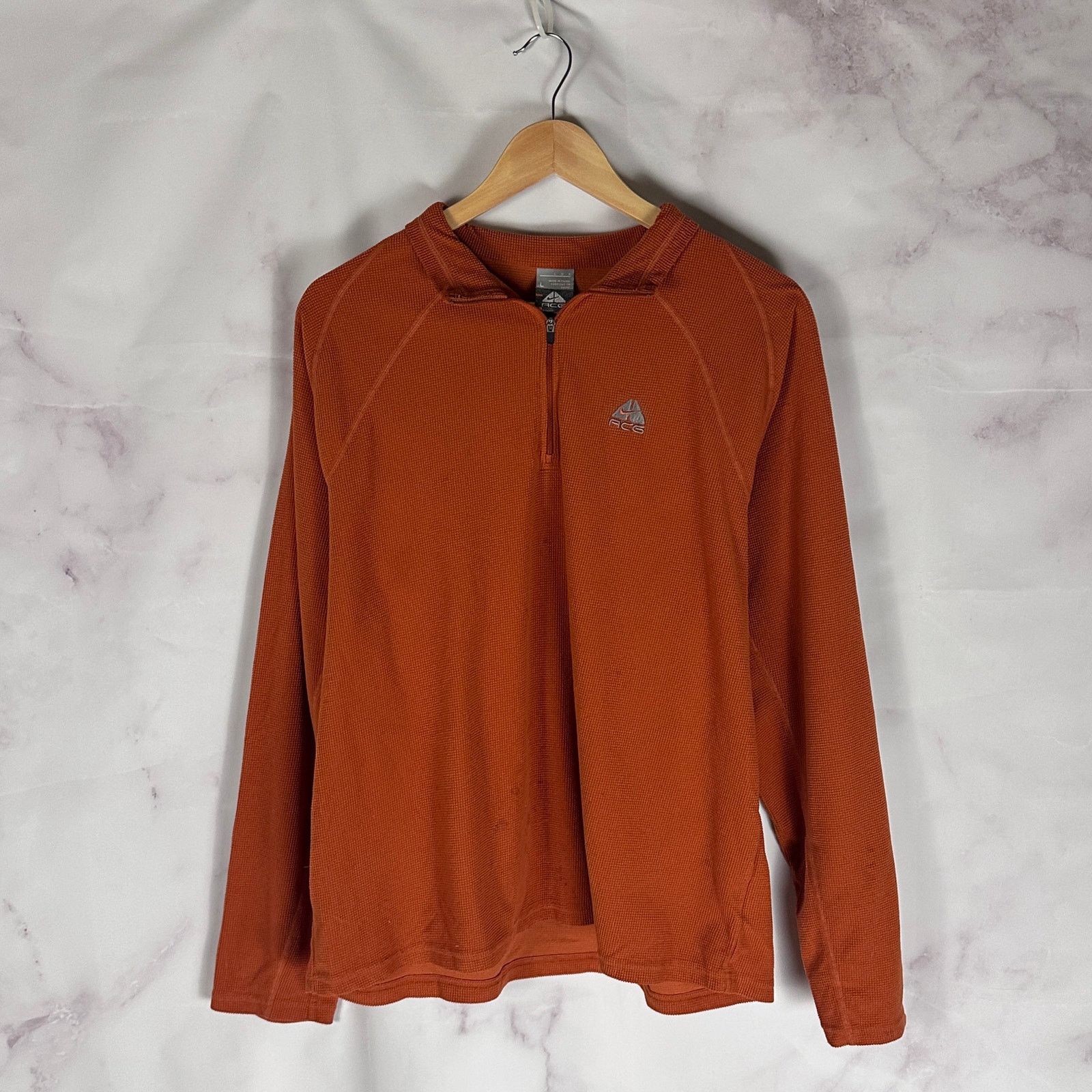 Nike ACG Orange Thermal Quarter-Zip Size US L / EU 52-54 / 3 - 1 Thumbnail