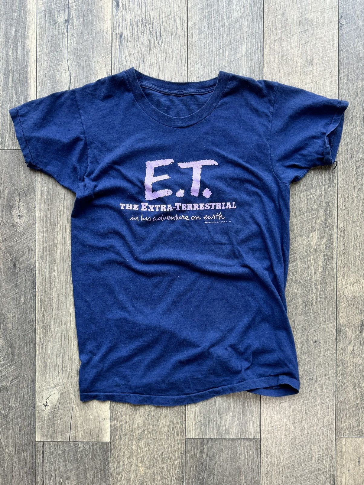 Vintage Vintage 1982 E.T. THE EXTRA-TERRESTRIAL Movie Promo Tee Size US L / EU 52-54 / 3 - 1 Thumbnail