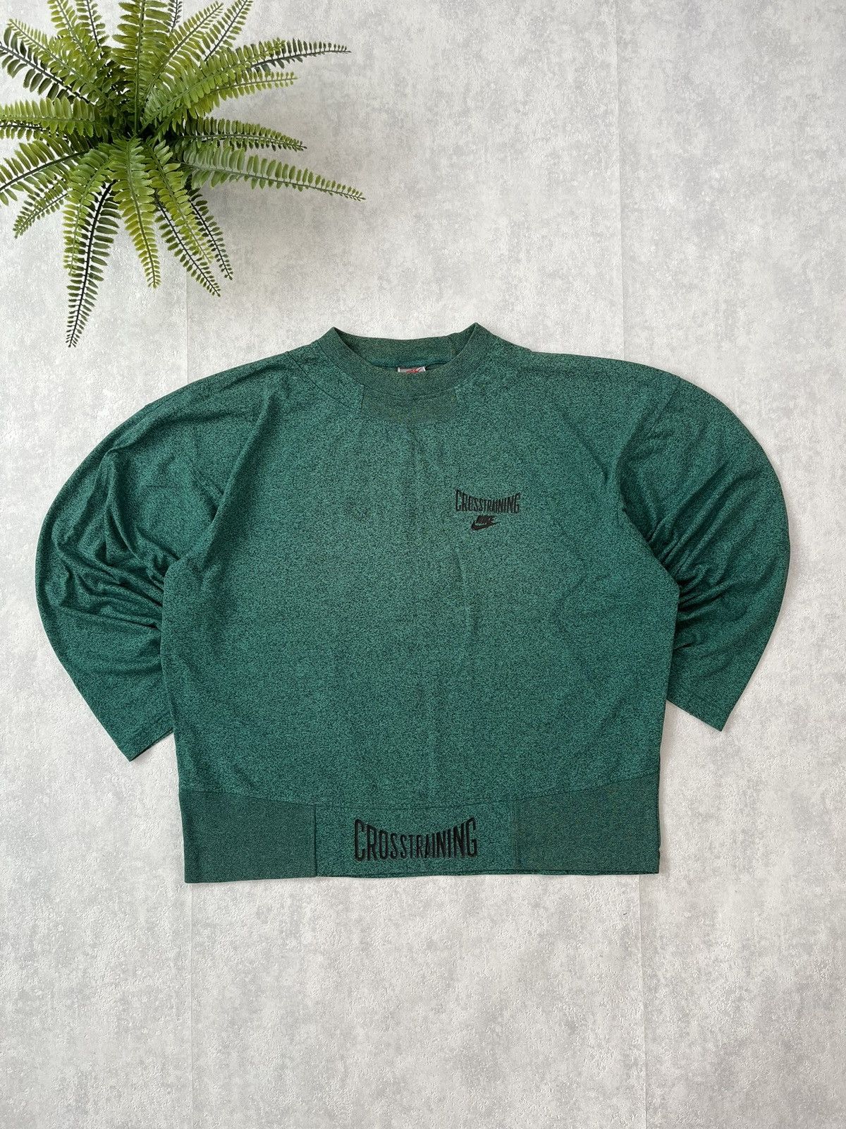 Nike × Vintage 90s Nike Crosstraining Vintage Y2K Oversized Sweatshirt Size US L / EU 52-54 / 3 - 2 Thumbnail