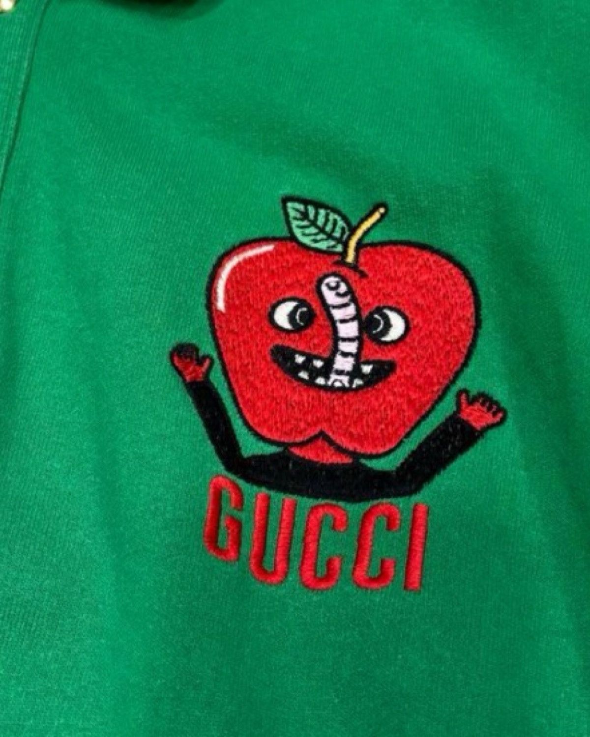 Gucci Apple Embroidery Logo Polo T-Shirt Size US M / EU 48-50 / 2 - 5 Thumbnail