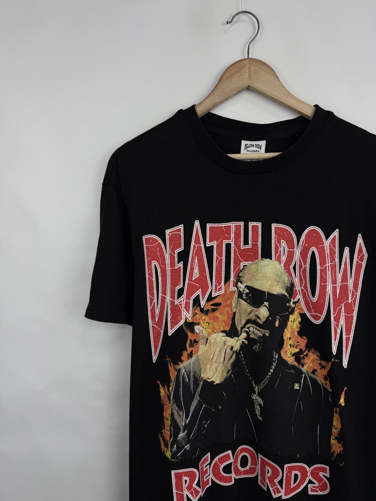 Death Row Records 🇺🇸 Y2K Death Row Records Snoop Dog T-Shirt Tupac Dr Dre Dogg Size US L / EU 52-54 / 3 - 8 Thumbnail