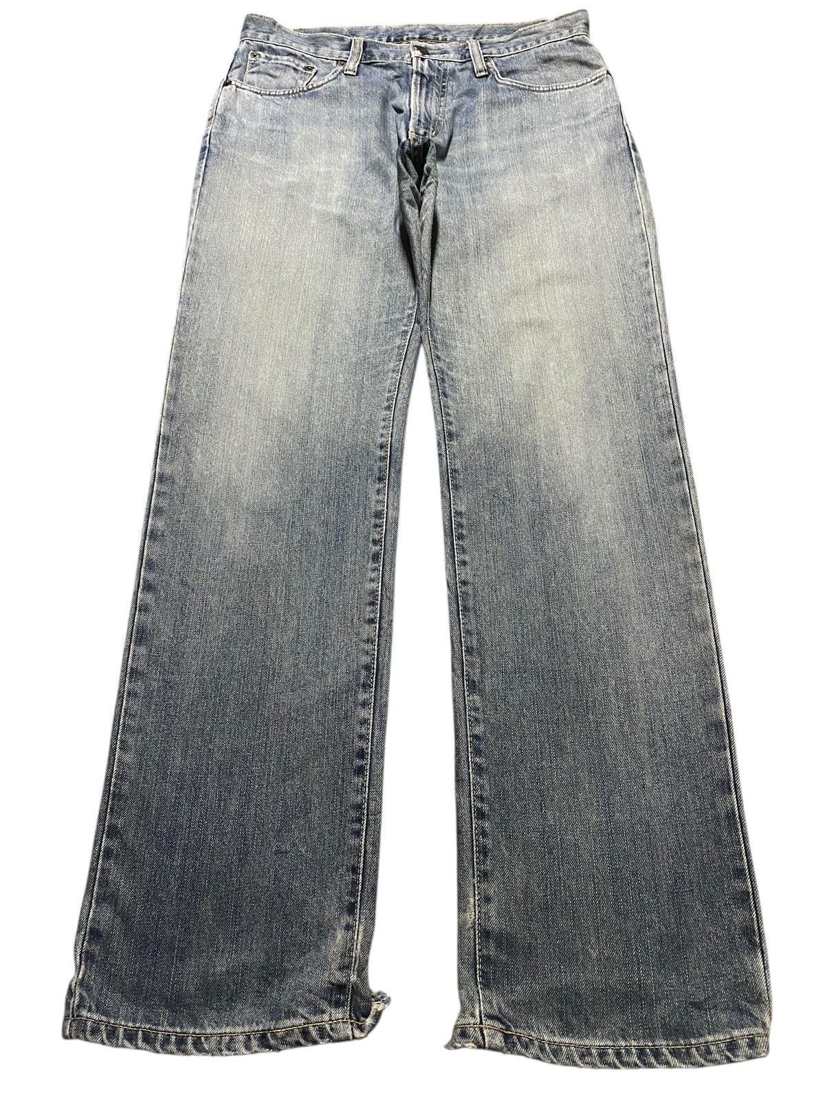 Edwin Vintage Japanese Brand Edwin 404 Faded Dustressed Loose Size US 35 - 1 Thumbnail