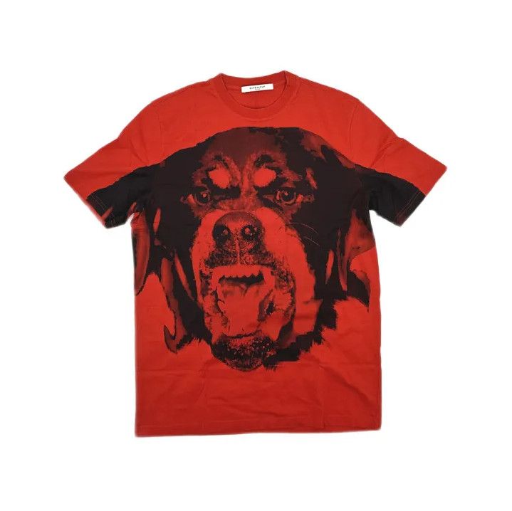 Givenchy Givenchy Red Dog Print Short Sleeve T-Shirt Size US XS / EU 42 / 0 - 1 Thumbnail