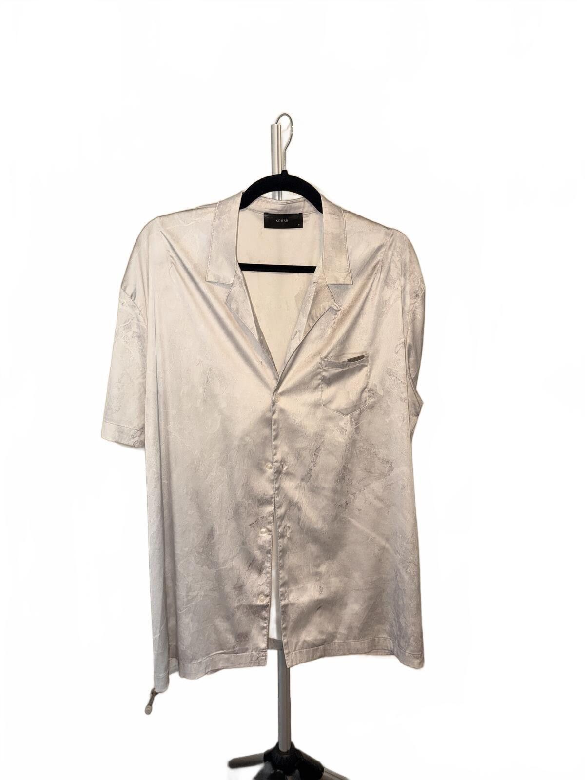Other Kollar Satin Short Sleeve Button-Up Shirt Size US M / EU 48-50 / 2 - 4 Thumbnail