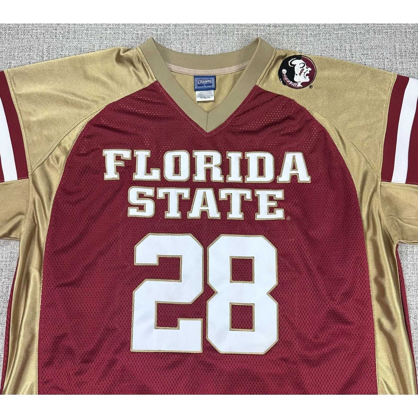 Champs Sport Florida State Seminoles Jersey XL Sewn Mesh 28 Champs Sports Size US XL / EU 56 / 4 - 2 Thumbnail