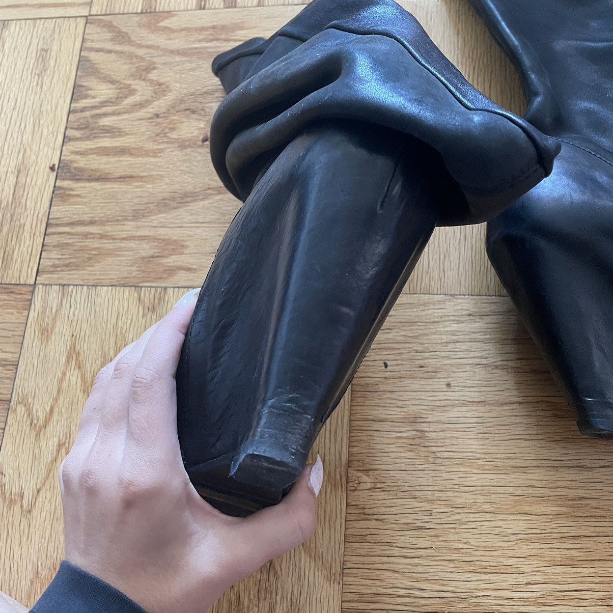 Rick Owens Rick Owens Crust Peaked Back Wedge Boots Size US 9 / IT 39 - 3 Thumbnail