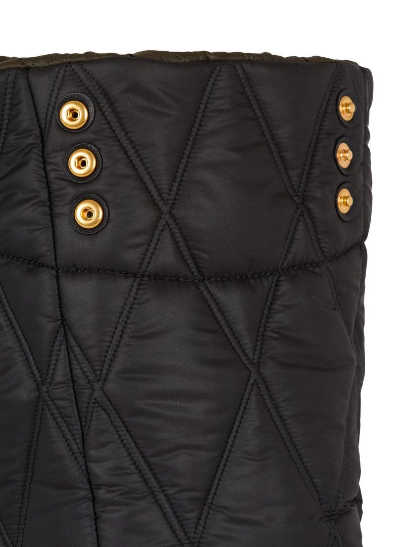 Balmain o1s1wg111225 Size:OS/1945 Soft Nylon Tote Bag in Black Size ONE SIZE - 7 Thumbnail