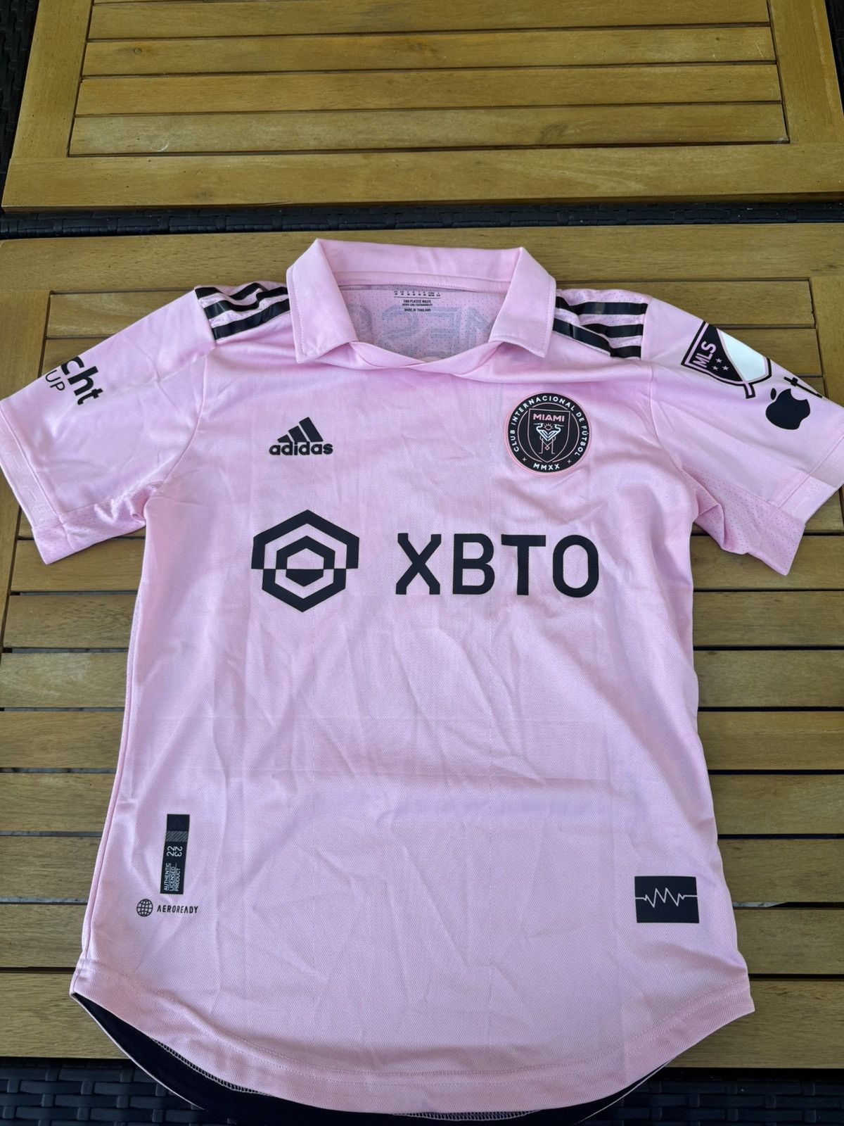Adidas Inter Miami CF 22/23 Messi Home Authentic Jersey Size US M / EU 48-50 / 2 - 1 Thumbnail