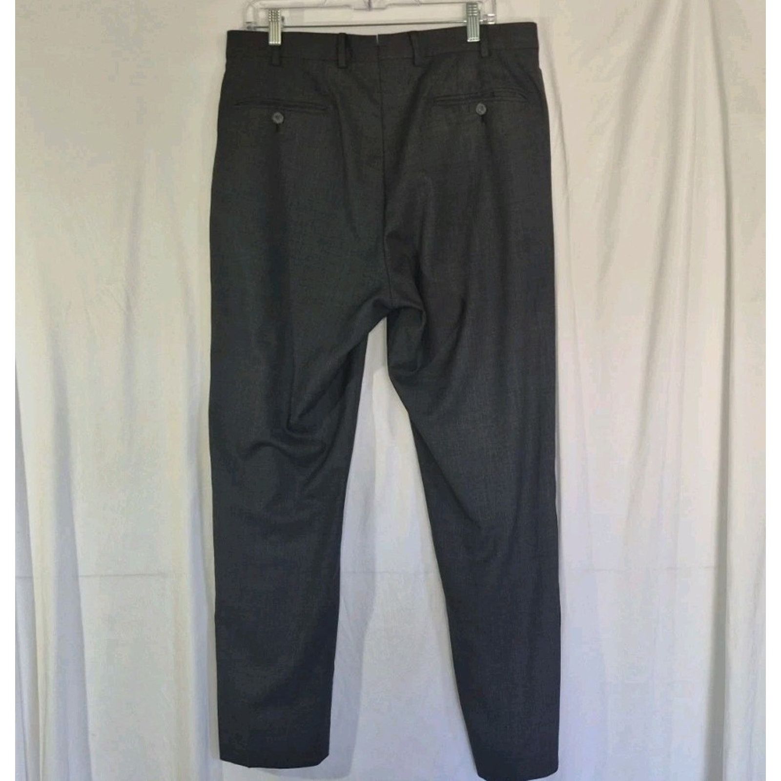 J.Hilburn J.Hilburn Vitale Barberis Canonico Black Revenge Pants 34x30 Size US 34 / EU 50 - 3 Thumbnail