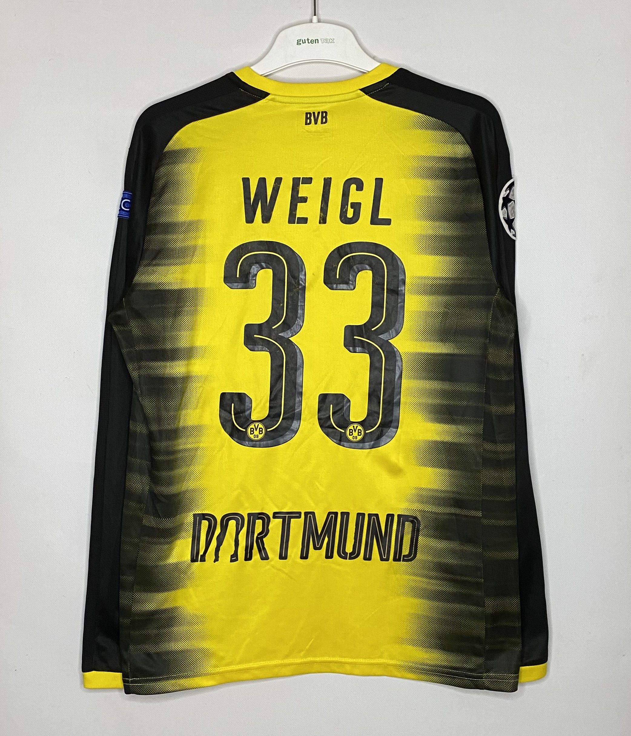Puma BORUSSIA DORTMUND 2017 2018 HOME CUP FOOTBALL SHIRT SOCCER Size US M / EU 48-50 / 2 - 2 Thumbnail