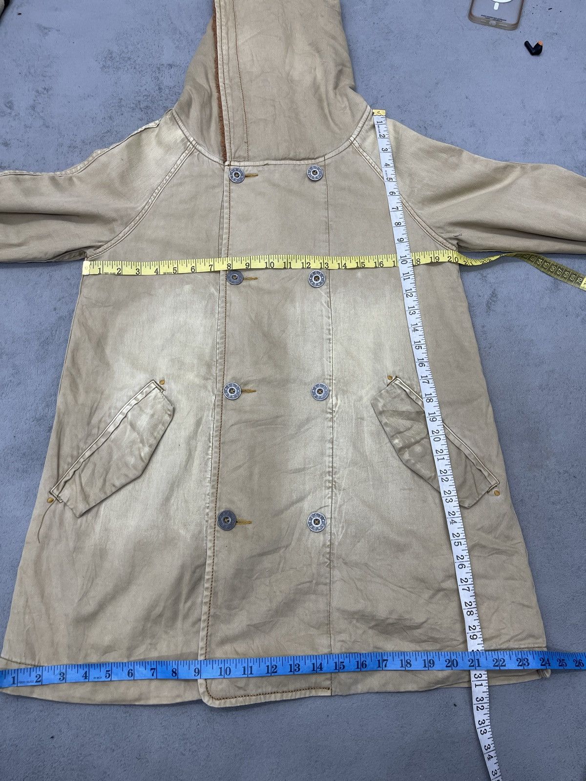 Japanese Brand × Vintage VTG CUBE SUGAR U.S.J ARMY PARKA HOODIE Size US M / EU 48-50 / 2 - 13 Thumbnail