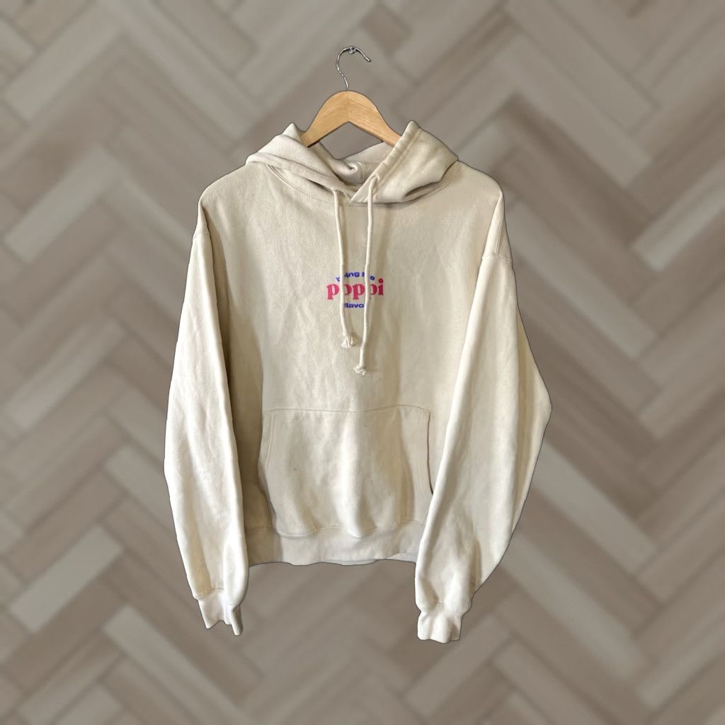 Vintage Poppi Soda Biege Adult Pullover Hooded Sweatshirt XL Hooded Sweatshirt Brown Pullover Hoodie Mens XL Poppi Shirt Hoodie Pullover Hex Size US XL / EU 56 / 4 - 1 Thumbnail