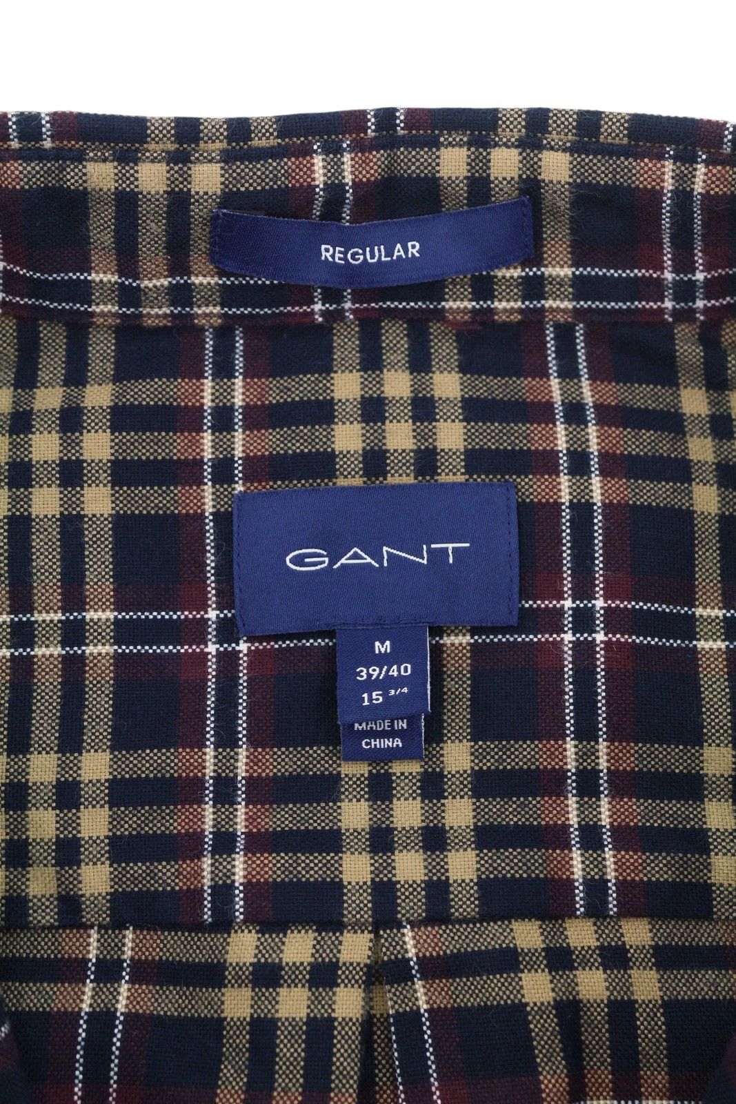 Gant REG BRUSHED OXF CHECK M Royal Port Red Button 87505 Size US M / EU 48-50 / 2 - 6 Thumbnail