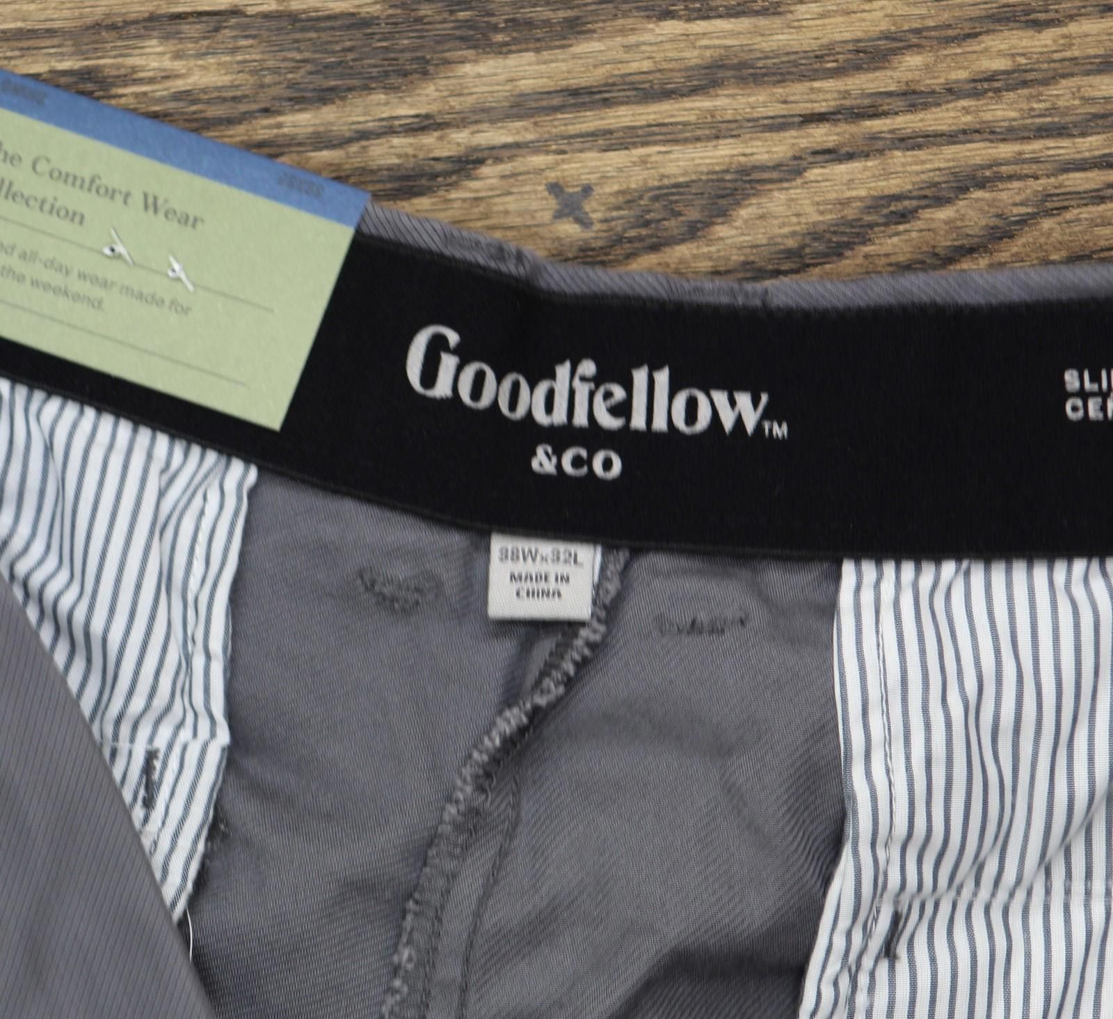 Other Nwt Goodfellow & Co Mens Fit Chino Pants 93579891 Gray 38x32 Size US 38 / EU 54 - 6 Thumbnail