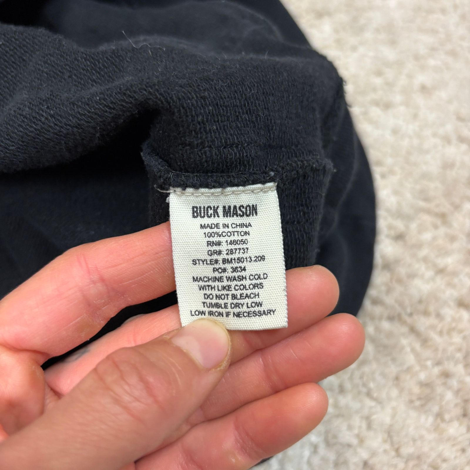 Buck Mason Buck Mason Brushed Loopback Hoodie Sweatshirt Men's Medium Size US M / EU 48-50 / 2 - 9 Thumbnail