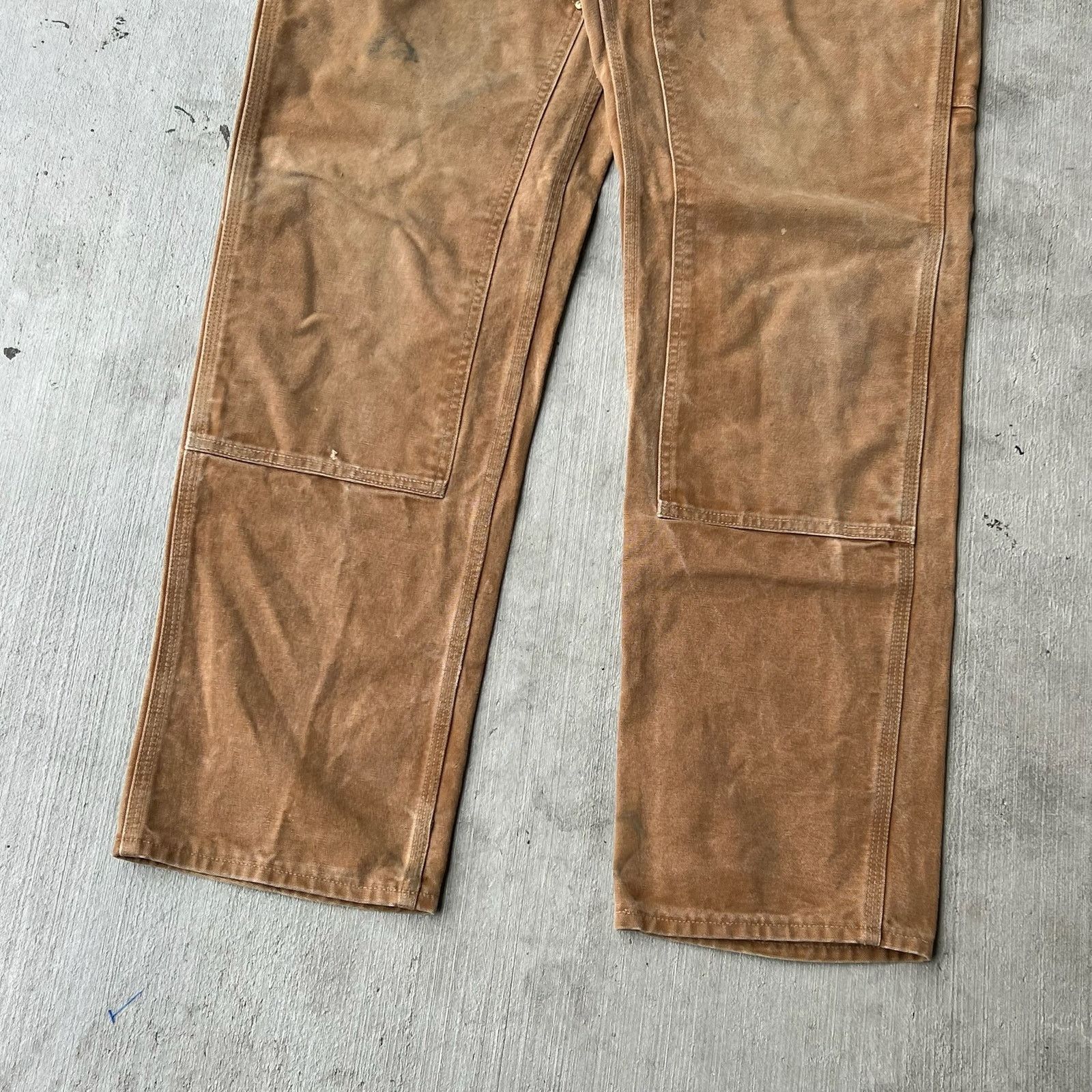 Carhartt × Vintage Carhartt brown double knee work wear carpenter pants Size US 33 - 4 Thumbnail