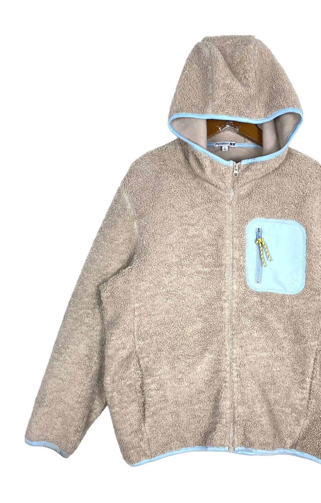 JW Anderson × Uniqlo Rare‼️ J.W. Anderson X Uniqlo Deep Pile Hoodie Size US M / EU 48-50 / 2 - 2 Thumbnail