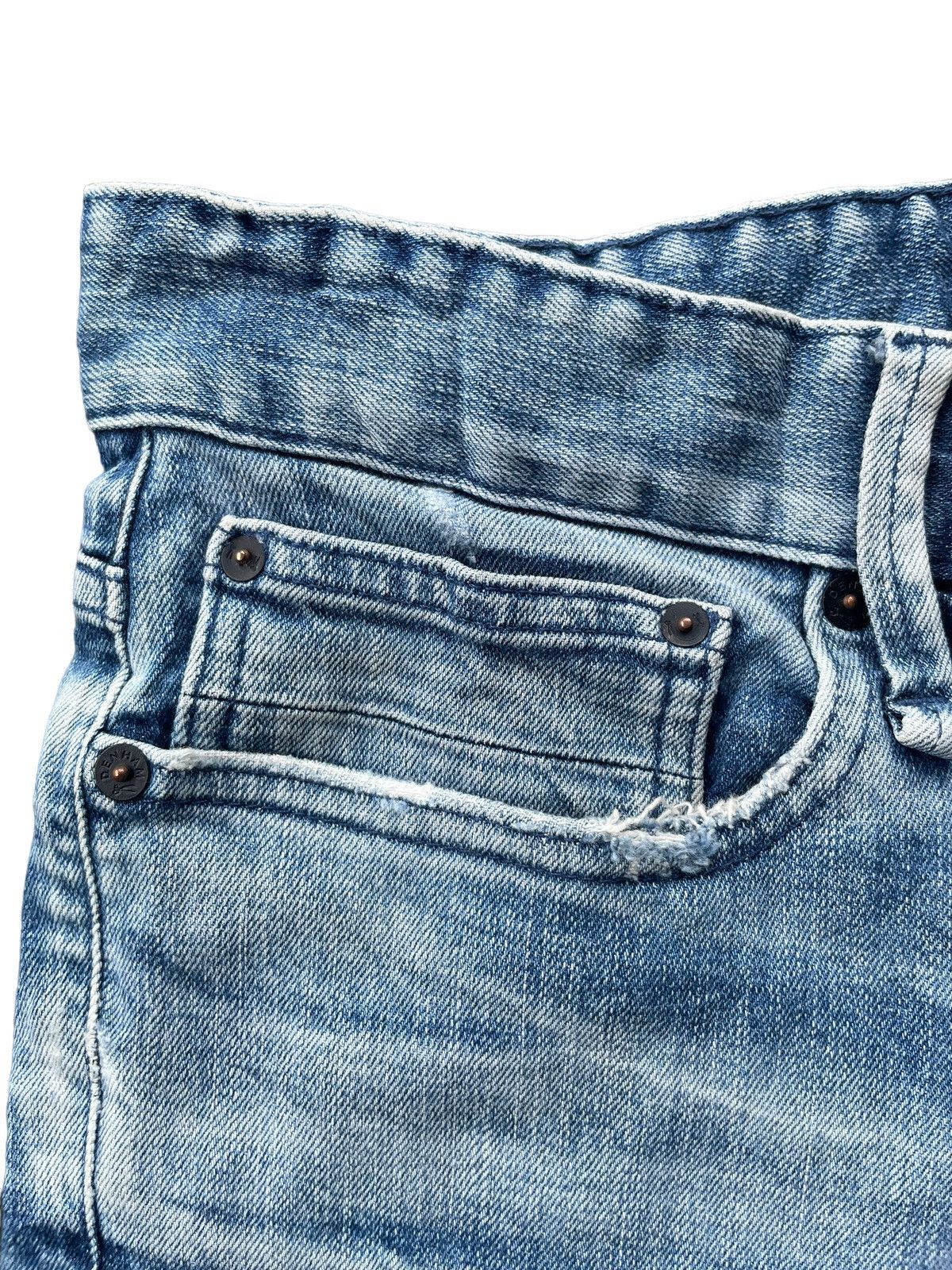 Denham Razor Slim Fit Distresed Denim