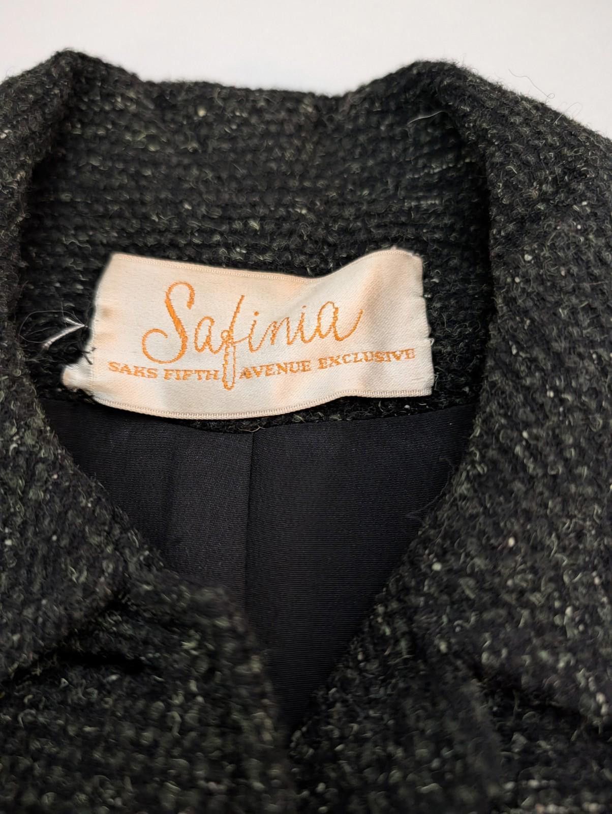Saks Fifth Avenue Vintage Safinia Saks Fifth Avenue Wool Silk Cropped Jacket Size S / US 4 / IT 40 - 3 Thumbnail
