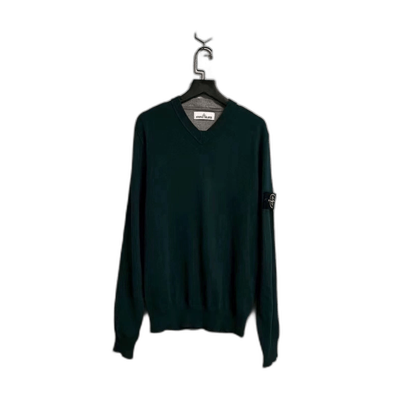 Stone Island VNeck Sweater Size M New Condition -2506