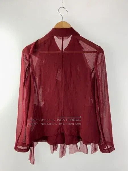 Comme des Garcons Comme Des Garcons Retro red sliced perspective shirt top Size S / US 4 / IT 40 - 2 Thumbnail