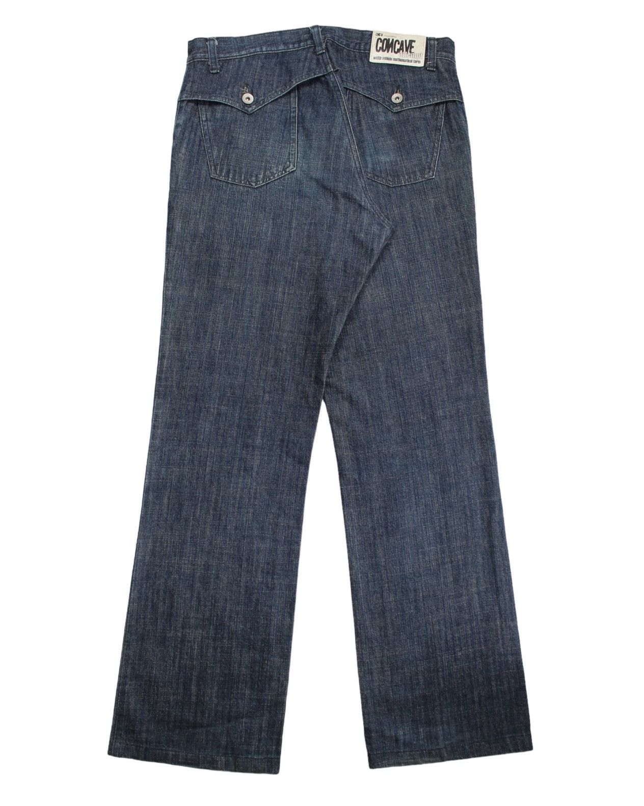 Japanese Brand 2000S CNCV CONCAVE ATTEMPTS JEANS Size US 30 / EU 46 - 2 Thumbnail