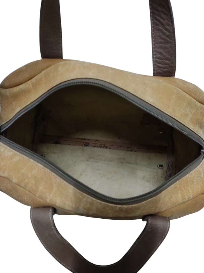 Loewe VINTAGE LOEWE Anagram Leather Handbag Boston Bag Brown Camel Size ONE SIZE - 11 Thumbnail