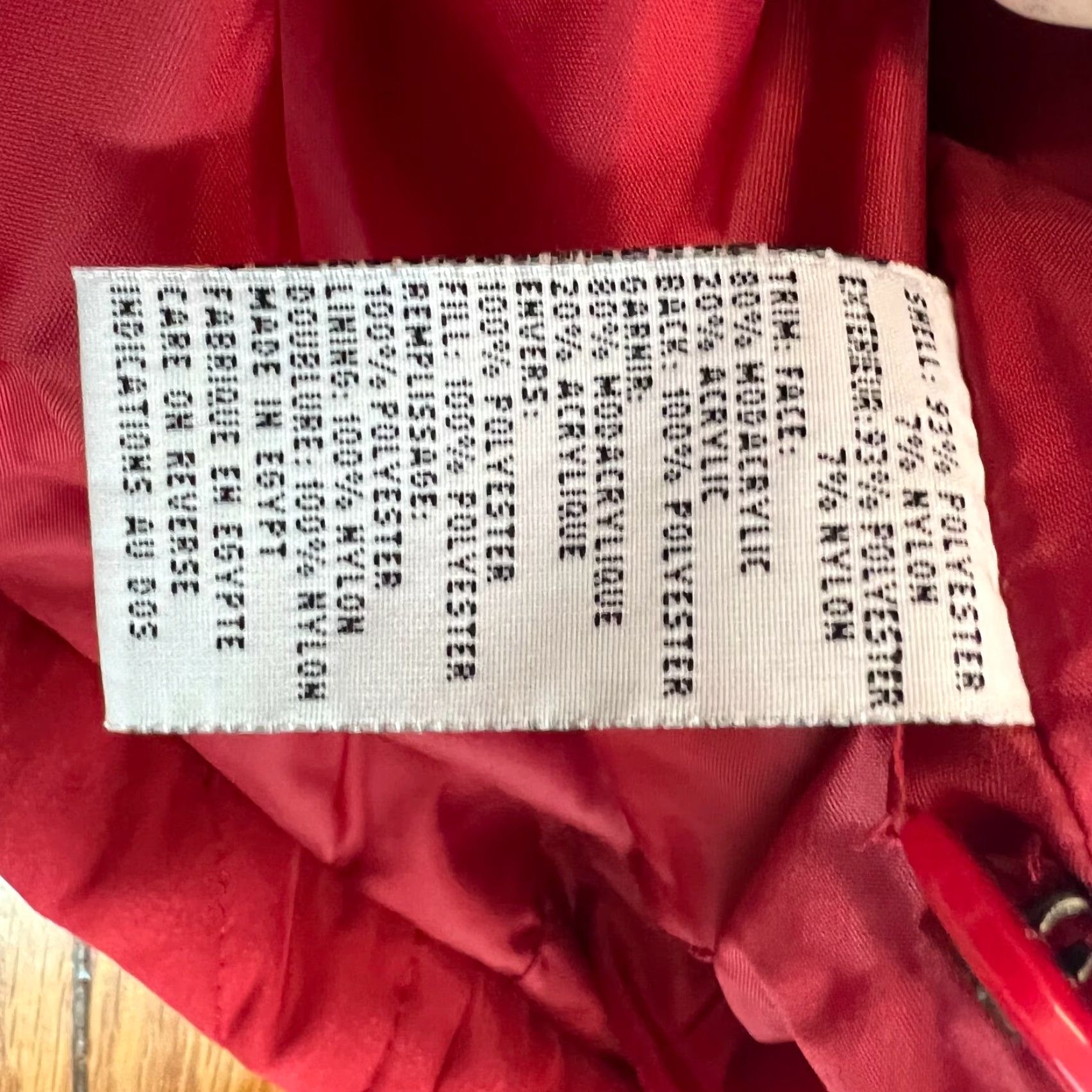 Talbots Talbot Womens Jacket Bodywarmer Faux Fur Trim Full Zip Red Winter Size Small Size S / US 4 / IT 40 - 6 Thumbnail