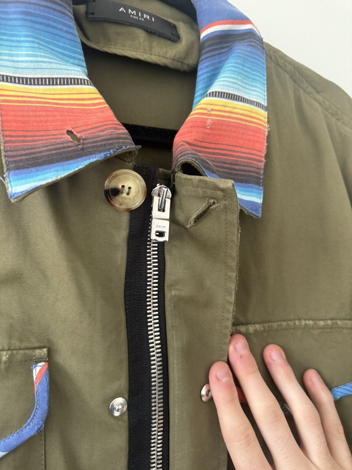 Amiri Amiri Baja M65 Military Jacket Olive Size US L / EU 52-54 / 3 - 9 Thumbnail