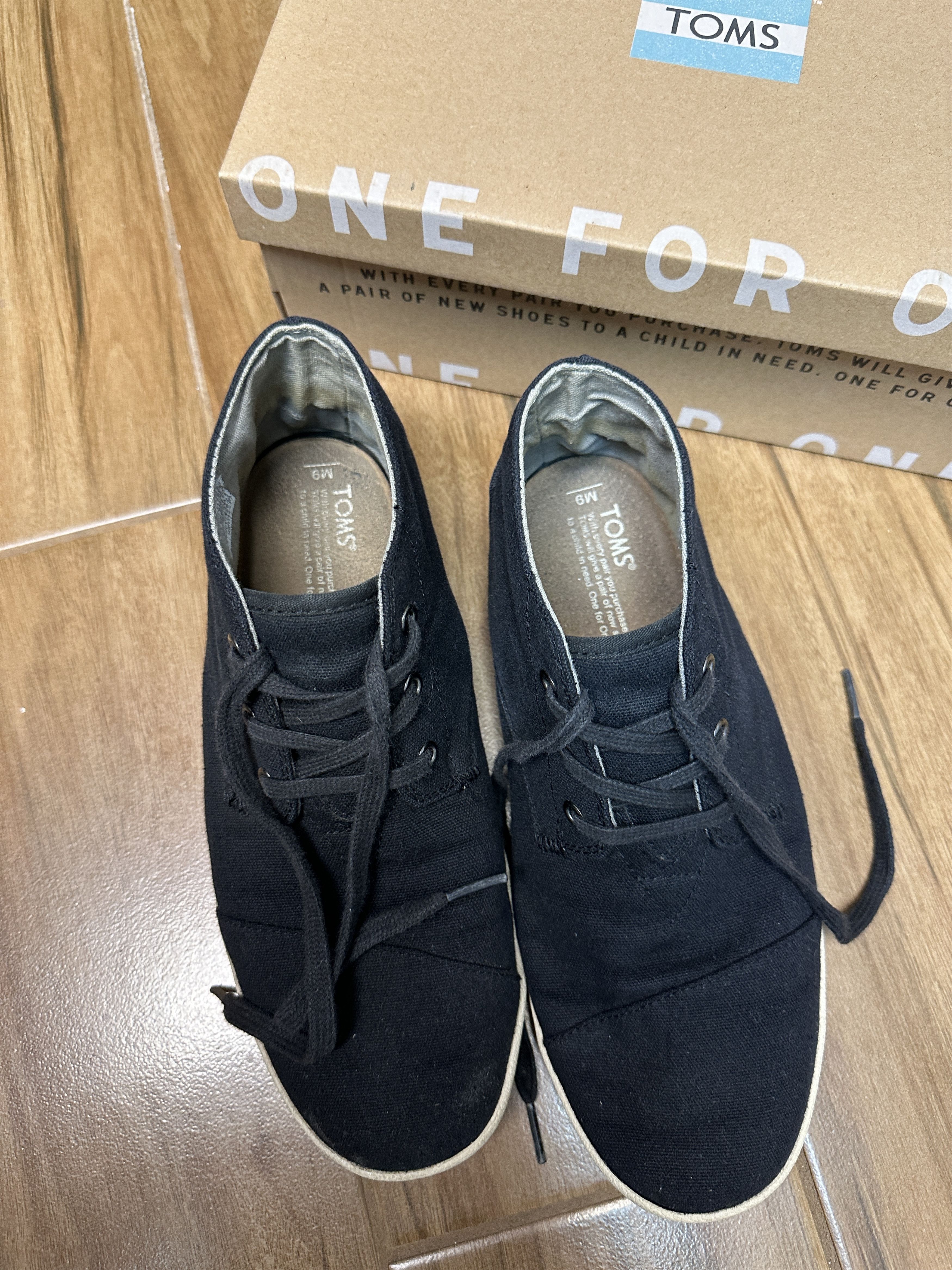Toms Toms Men's Paseo Mid Canvas High Top Sneakers Size US 9 / EU 42 - 3 Thumbnail