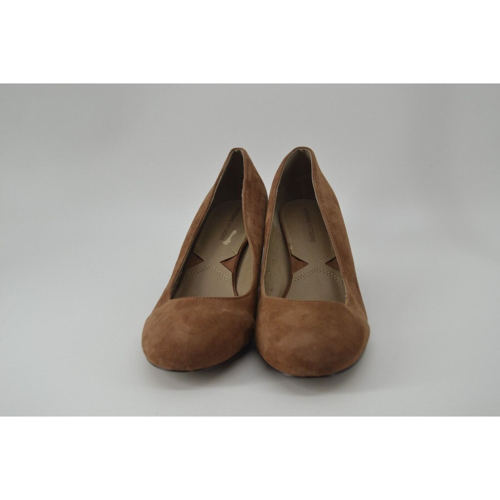 Other Adrienne Vittadini Women's Suede Brown Round Toe Pumps Sz 10 Size US 10 / IT 40 - 2 Thumbnail
