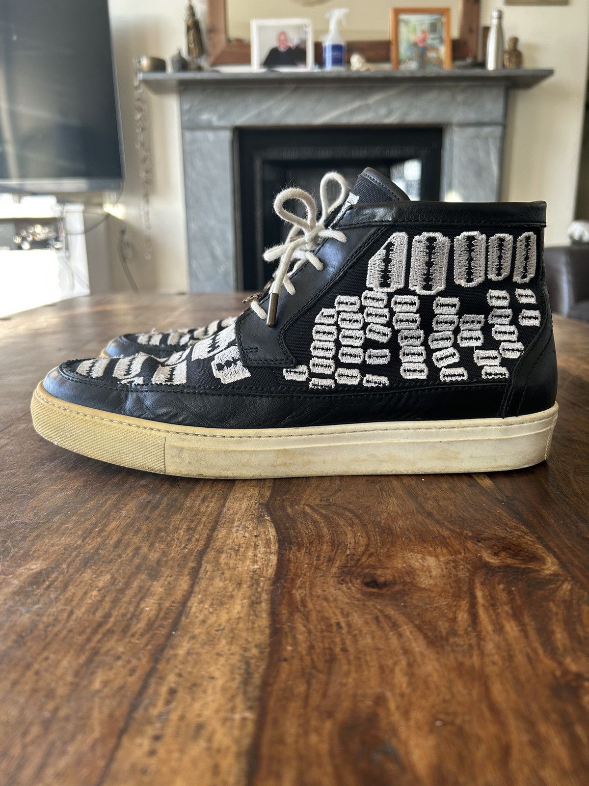 Alexander McQueen 00s Alexander McQueen McQ Razorblade Mid-Top Sneakers Size US 10 / EU 43 - 3 Thumbnail