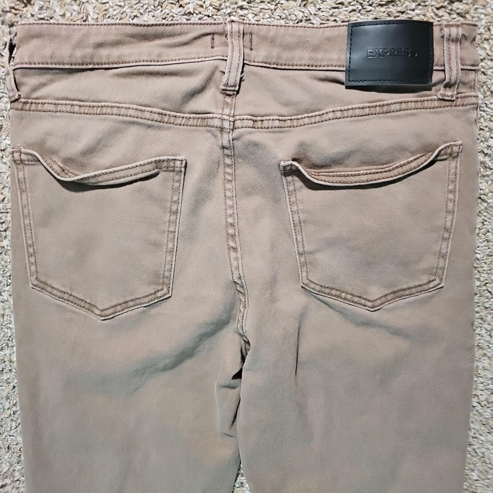 Express Express Brown Jeans 32x30 Size US 32 / EU 48 - 6 Thumbnail