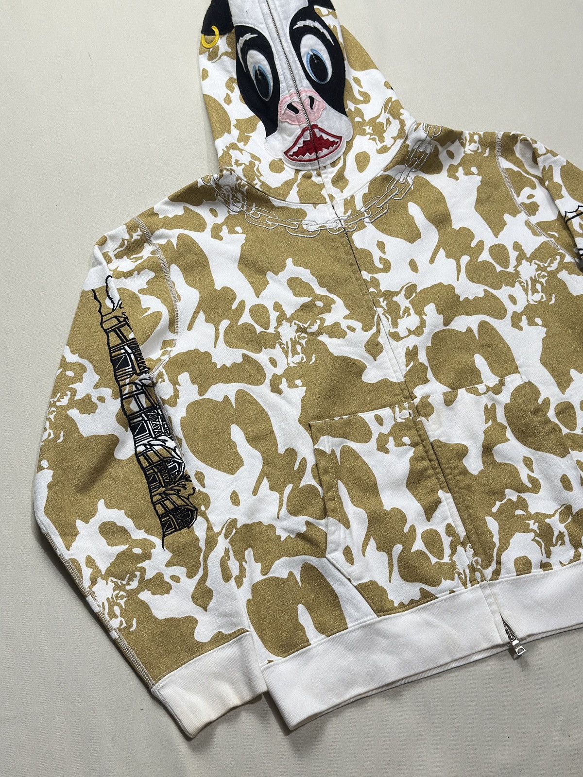 Bape Holstein Cow Full Zip Hoodie Size US S / EU 44-46 / 1 - 3 Thumbnail