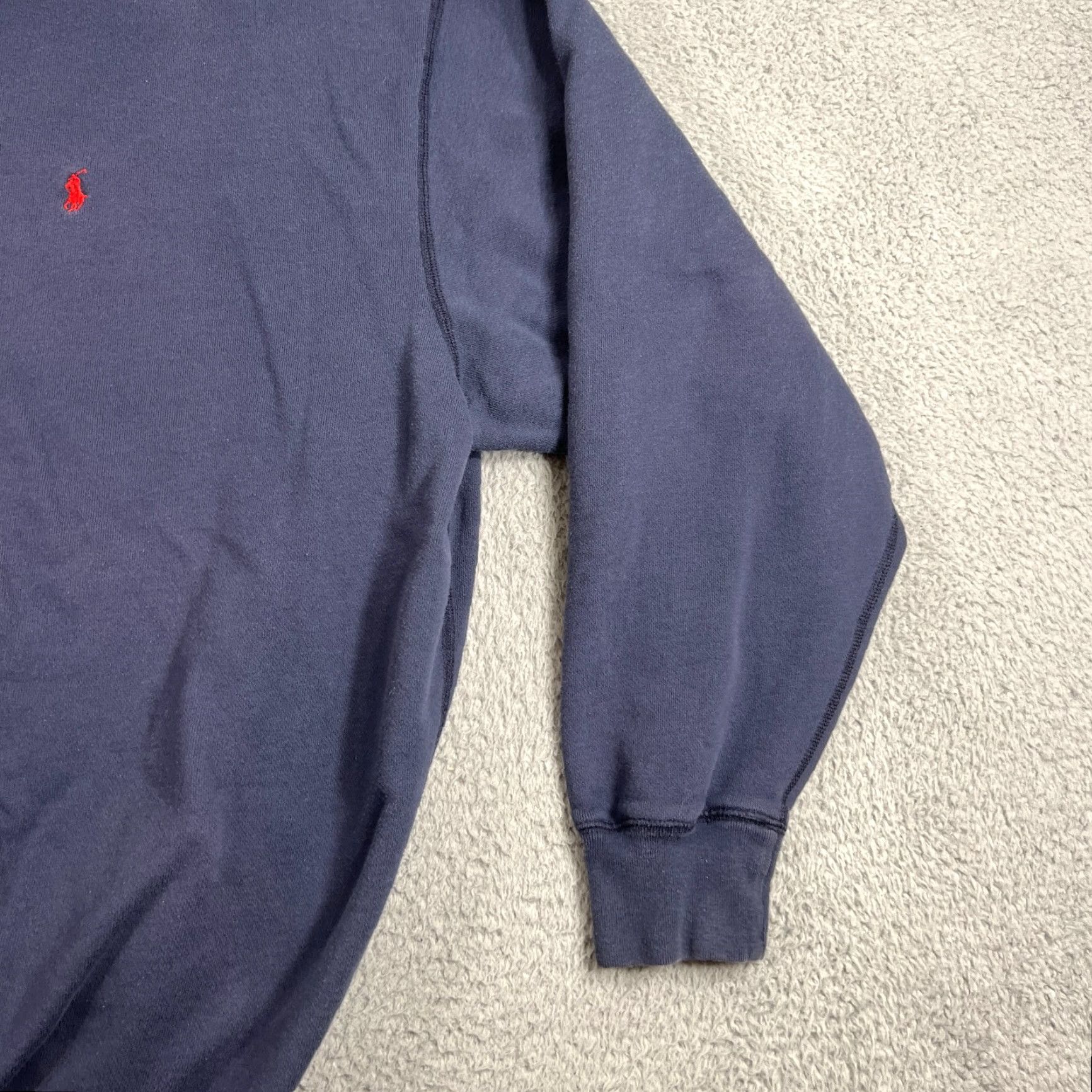 Polo Ralph Lauren VINTAGE Polo Ralph Lauren Logo Blue Pony Crewneck Sweatshirt Mens XXL Heavy Size US XXL / EU 58 / 5 - 6 Thumbnail