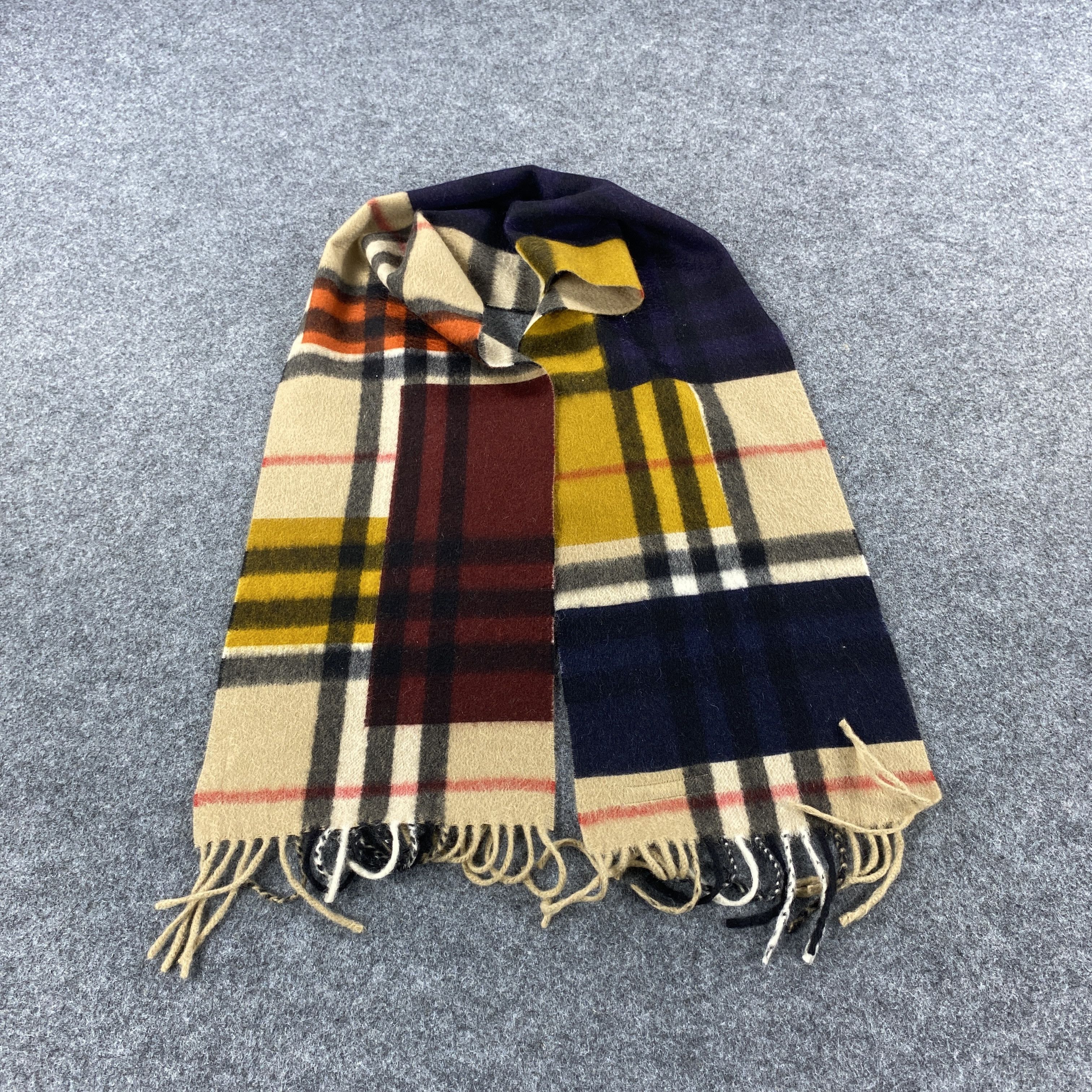 Burberry × Vintage GF10640 Burberry Scarf Neck Wear Muffler Nova Check Size ONE SIZE - 10 Thumbnail