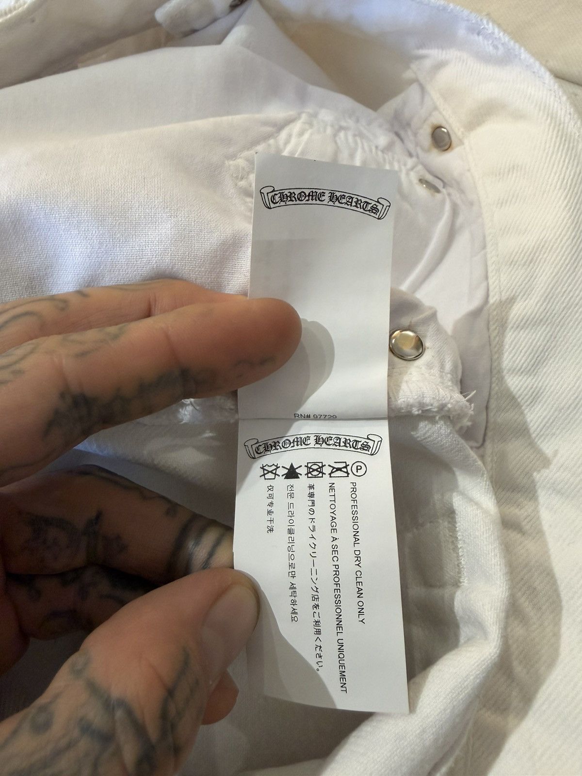 Chrome Hearts Chrome Hearts St. BARTHS rare levi cross patch jeans Size US 36 / EU 52 - 13 Thumbnail