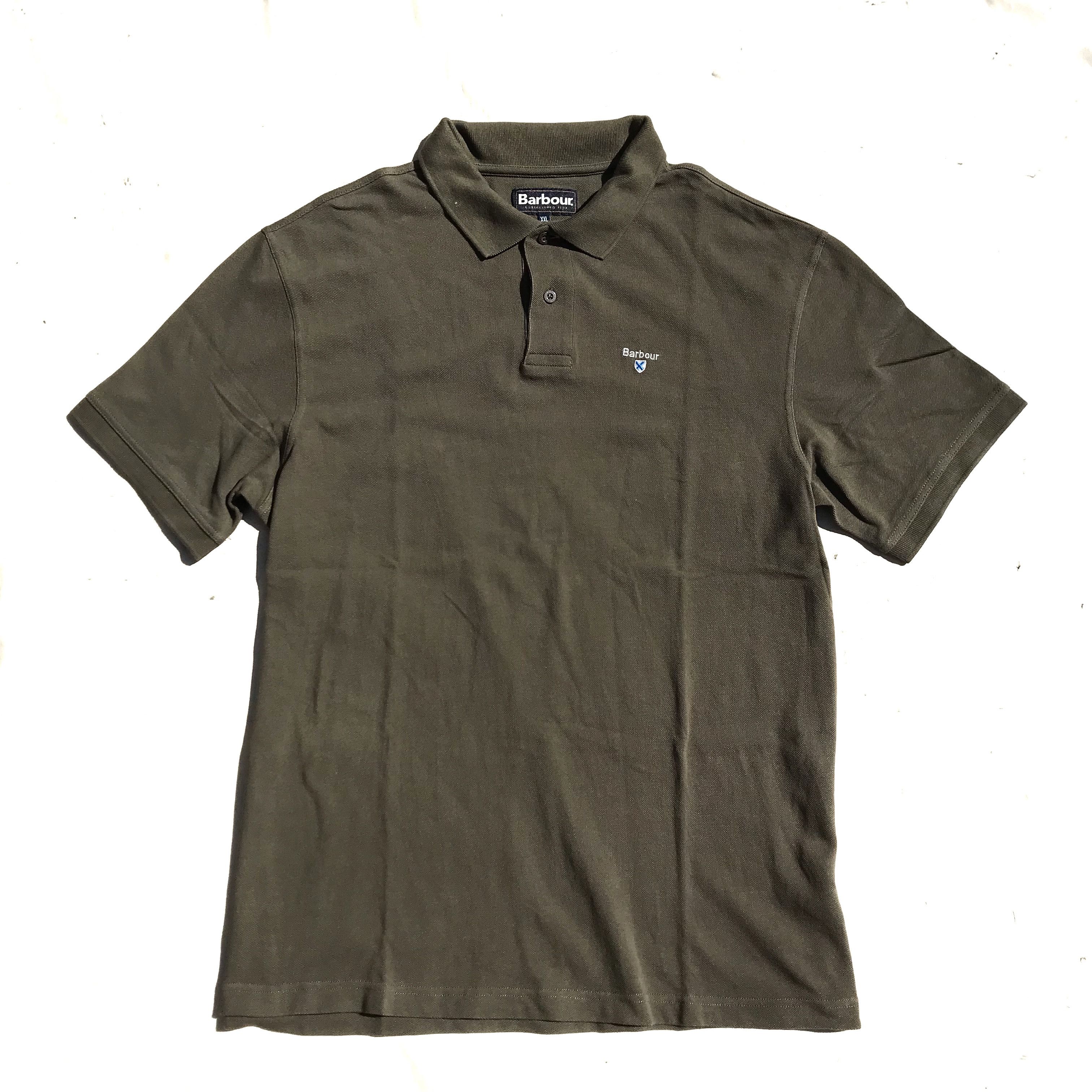 Barbour Barbour Green Olive Polo Shirt Made in Portugal Size US XXL / EU 58 / 5 - 11 Thumbnail