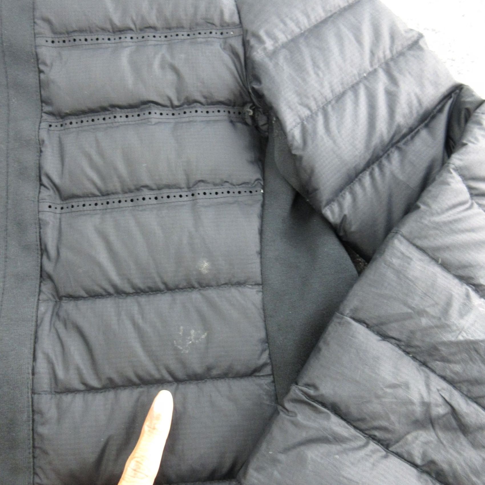 Nike Nike Puffer Jacket Womens Medium Black Hooded Down Parka 2-Way Zip 683941-010 Size M / US 6-8 / IT 42-44 - 3 Thumbnail