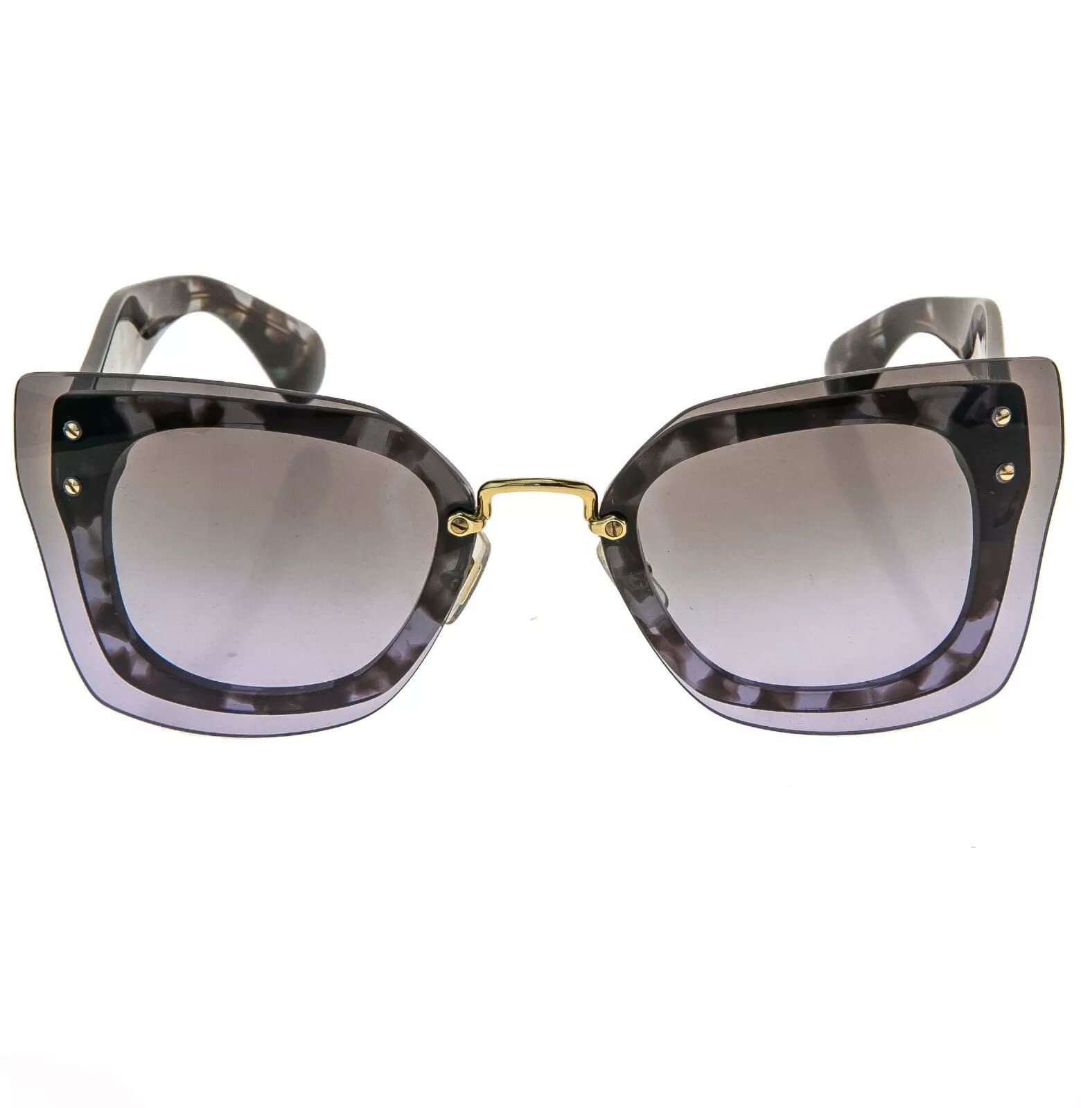 Miu Miu MIU MIU REVEAL 04R Shield Square Runway Sunglasses MU04RS Size ONE SIZE - 11 Thumbnail