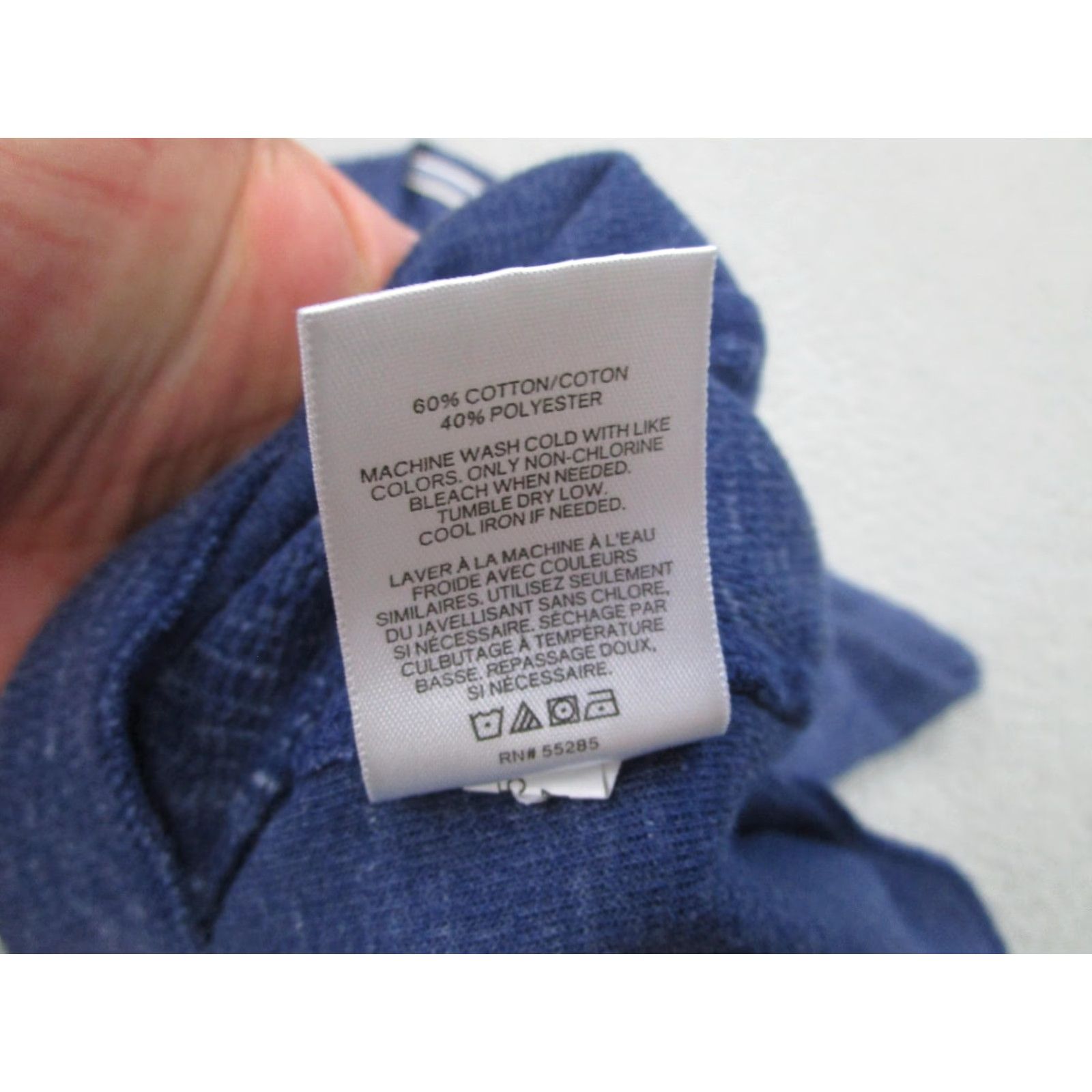 Express Express Waffle Shirt Mens Small Blue Long Sleeve Henley Thermal Tee Top Size US S / EU 44-46 / 1 - 5 Thumbnail
