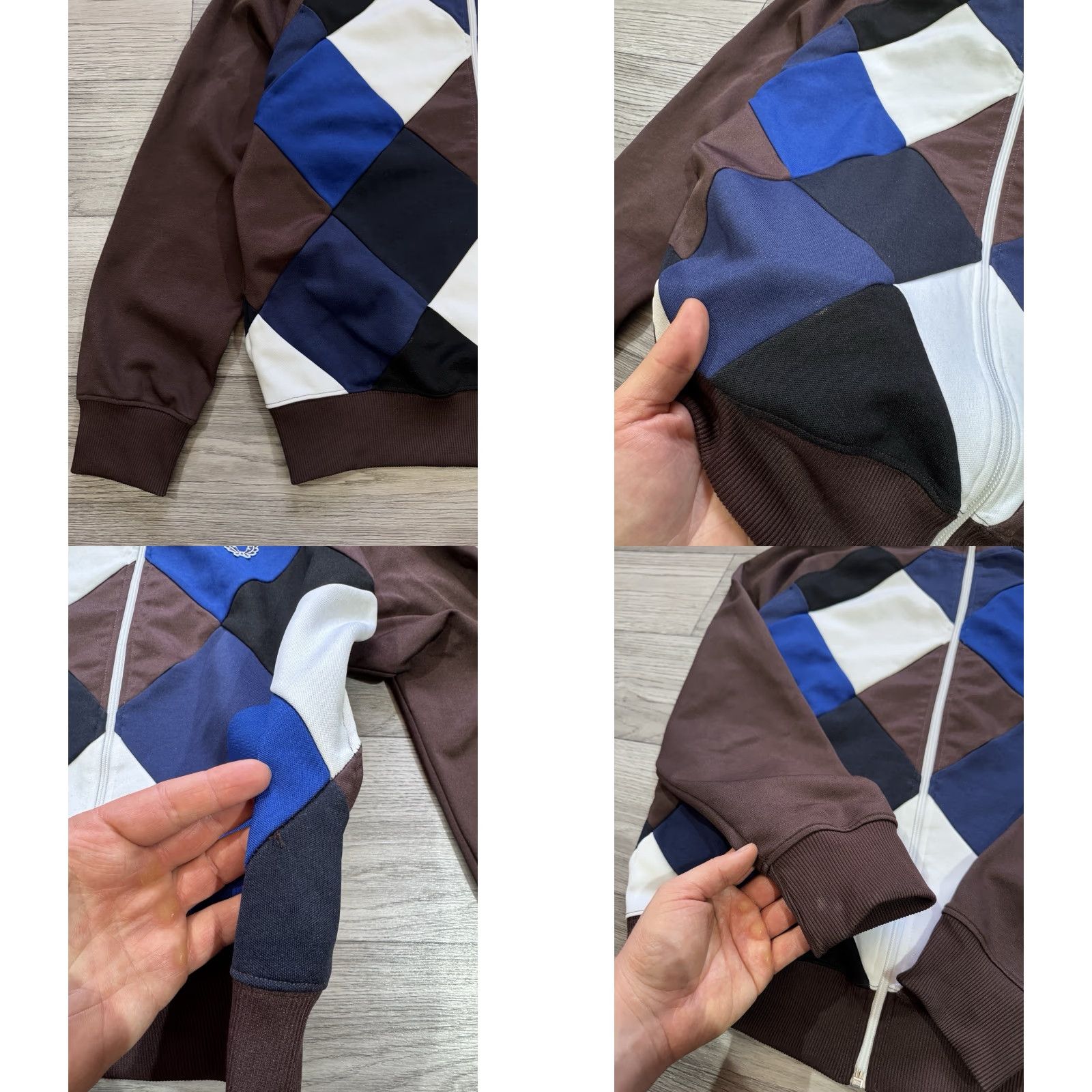 Fred Perry VINTAGE Fred Perry Full Zip Track Jacket M Brown Men Olympic 1990s Track Jacket Full Zip Mens Size US M / EU 48-50 / 2 - 8 Thumbnail